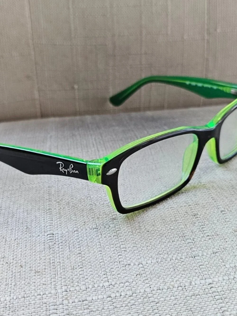 Ray-Ban Youth Eyeglasses Frame RB1530 3665 Black/Green Eyewear Glasses only